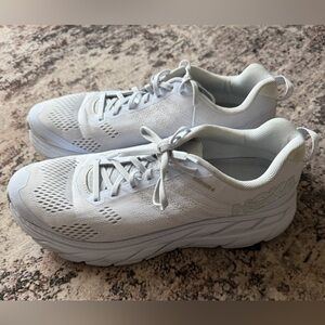 Hoka Clifton Women's All-White Sneakers